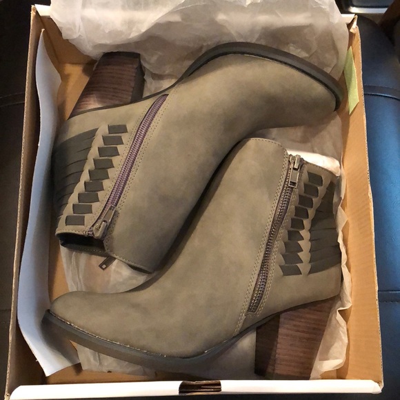 Sugar Shoes - Black & Grey Booties
